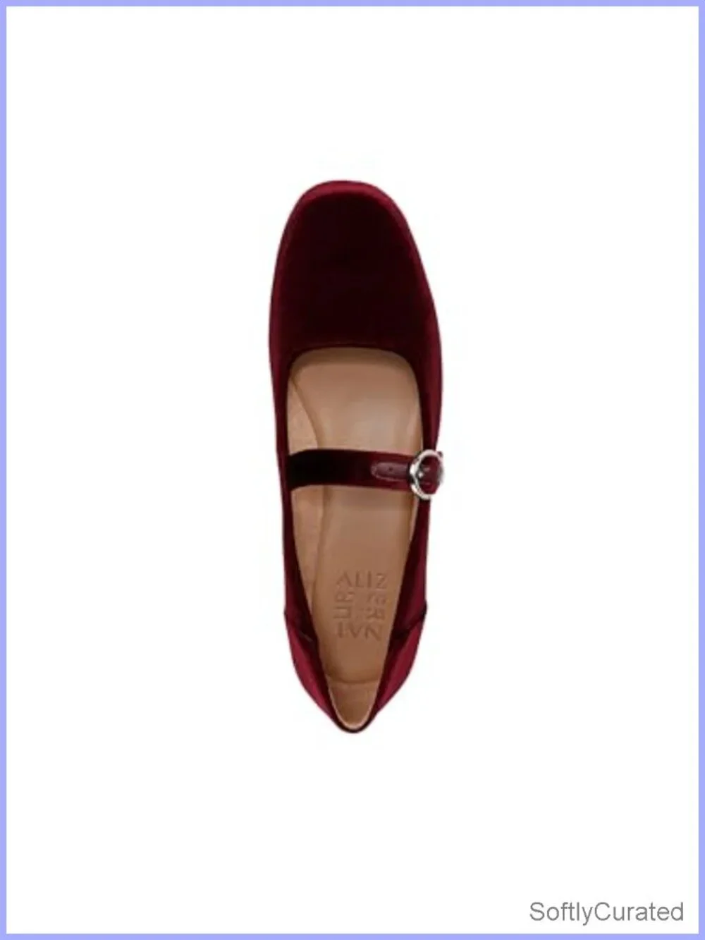 Naturalizer Women's Kelly Mary Jane Ballet Flat Velvet